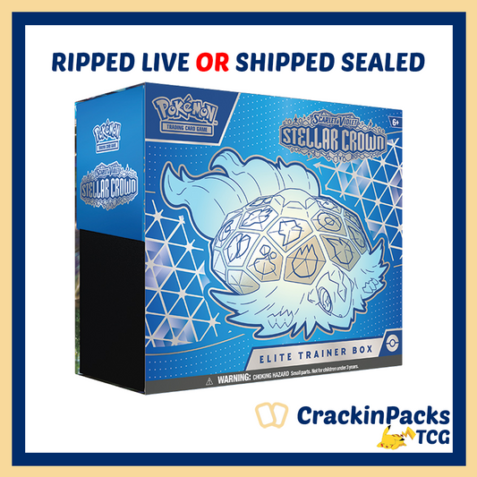 Pokemon TCG: Stellar Crown Elite Trainer Box - RIP LIVE OR SHIP SEALED