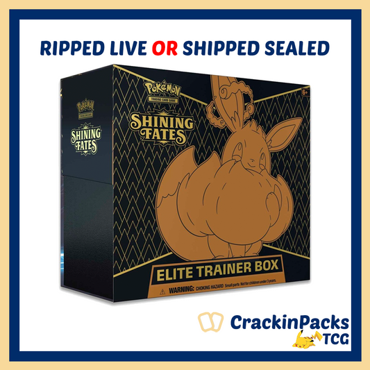Pokemon TCG: Shining Fates Elite Trainer Box - RIP LIVE OR SHIP SEALED