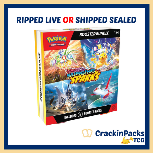 Pokemon TCG: Surging Sparks Booster Bundle (6 Packs) - RIP LIVE OR SHIP SEALED
