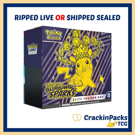 Pokemon TCG: Surging Sparks Elite Trainer Box - RIP LIVE OR SHIP SEALED