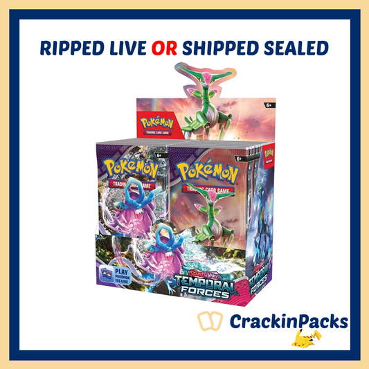 Pokemon TCG: Temporal Forces Booster Box - RIP LIVE OR SHIP SEALED