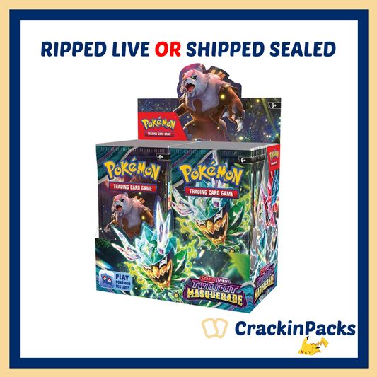 Pokemon TCG: Twilight Masquerade Booster Box - RIP LIVE OR SHIP SEALED