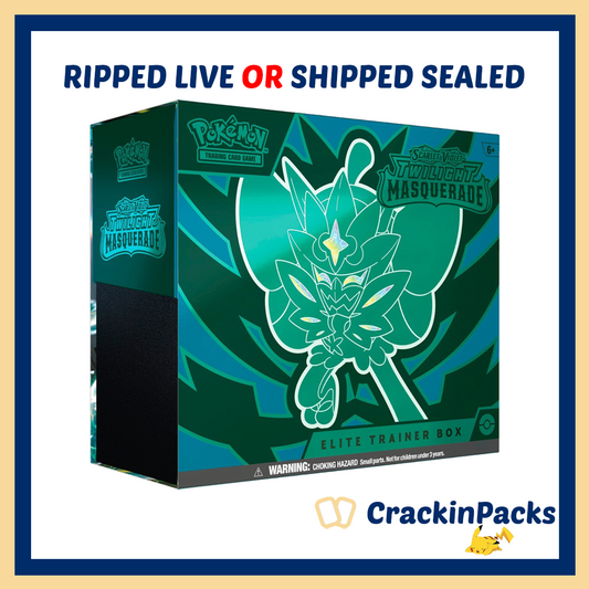 Pokemon TCG: Twilight Masquerade Elite Trainer Box - RIP LIVE OR SHIP SEALED