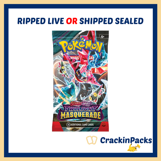 Pokemon TCG: Twilight Masquerade Booster Pack (1) - RIP LIVE (**Bounty**)