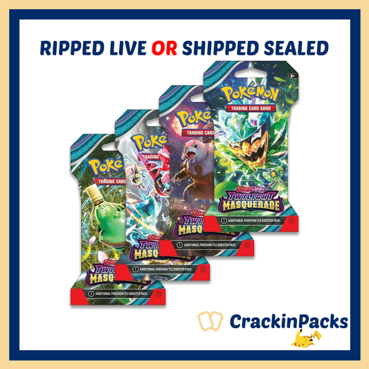 Pokemon TCG: Twilight Masquerade Sleeved Booster Pack (1) - RIP LIVE OR SHIP SEALED (**Bounty**)