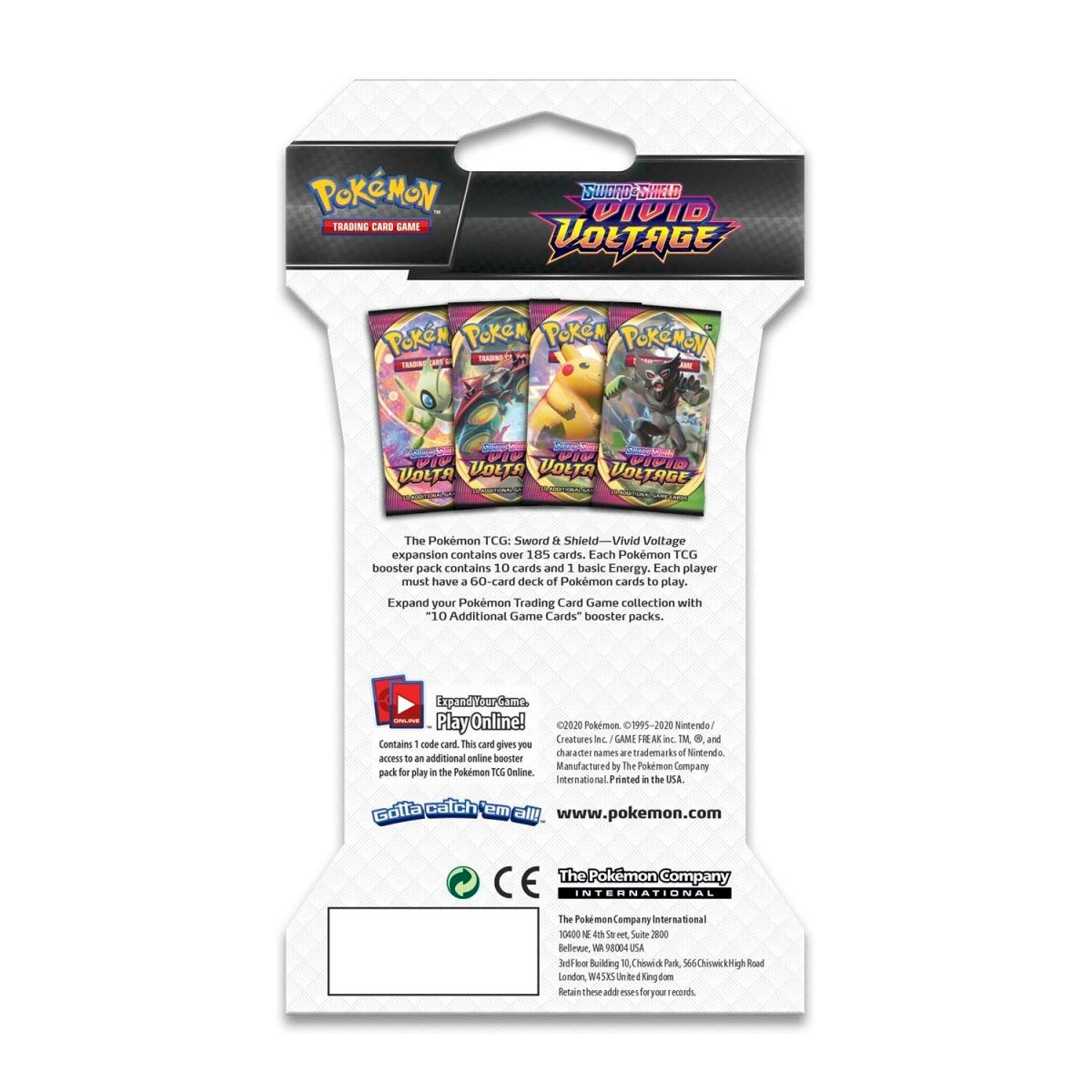 Pokemon TCG: Vivid Voltage Sleeved Booster Pack